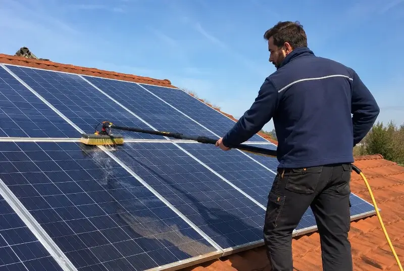 Nettoyage et entretien de panneaux solaires à Fénols